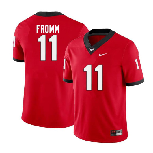 Red Georgia Bulldogs Jake Fromm Jersey 11