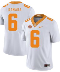 Tennessee Volunteers 6 Alvin Kamara White NCAA jersey