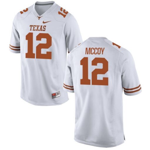 Texas Longhorns #12 Colt Mccoy White NCAA Jersey