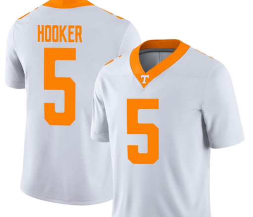 Tennessee Volunteers #5 Hendon Hooker White NCAA jersey