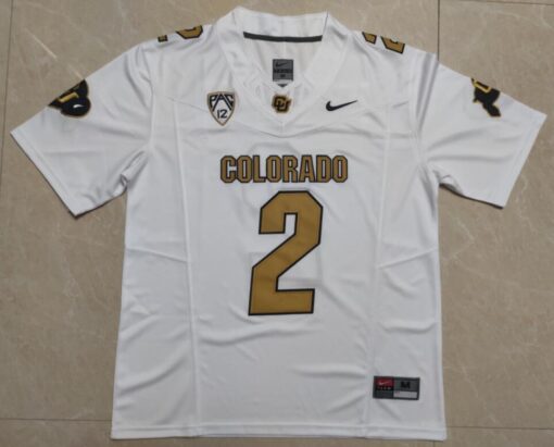 Colorado Buffaloes #2 Shedeur Sanders Jersey College Football