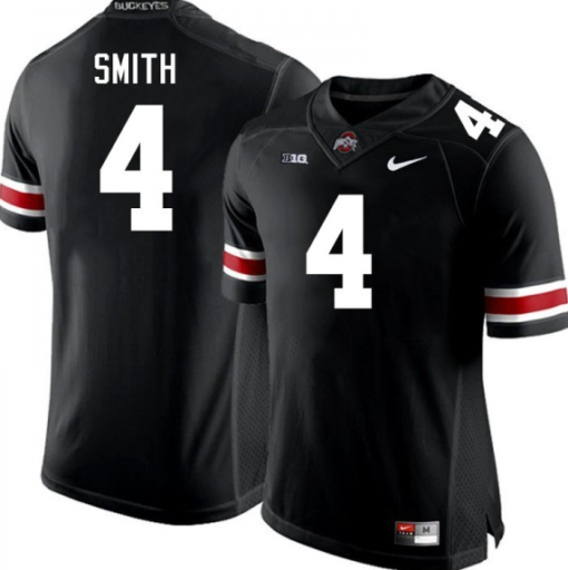 #4 Jeremiah Smith Black Embroidery Jersey