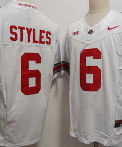 Men's Ohio State Buckeyes #6 Sonny Styles White FUSE College Football Jersey