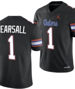 Men's Ricky Pearsall Jersey #1 Florida Gators Alternate College 2023-24 Black