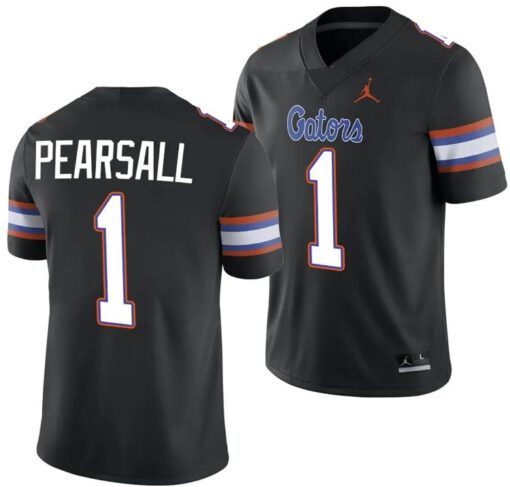 Men's Ricky Pearsall Jersey #1 Florida Gators Alternate College 2023-24 Black