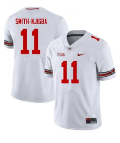 Ohio State Buckeyes #11 Jaxon Smith Njigba College Football Jersey White